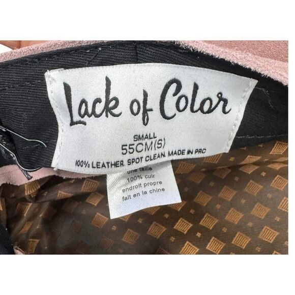 Lack Of Color Lola Pink Suede Slouch Cap Hat Size Medium main image 7
